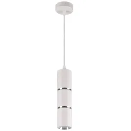 sanico-polux-tuba-lampa-wiszaca-loft-bamboo-1xgu10-biala-srebrna-324399