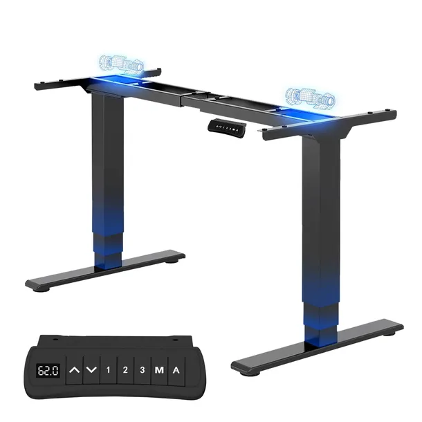 Stelaż Biurka Elektrycznego Flexispot EC5 Pro 2 Silniki 160kg Czarny