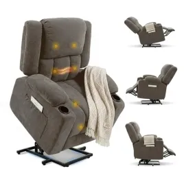 fotel-elektryczny-flexispot-xl6-masaz-ogrzewanie-wstawanie-usb-200kg-szary