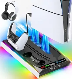stojak-ladowarka-chlodzenie-ps5-usb-hub-rgb-wentylator-kontroler