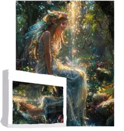 puzzle-1000-magiczna-wrozka-lesny-ogrod-anioly-plakat-drewniane-14
