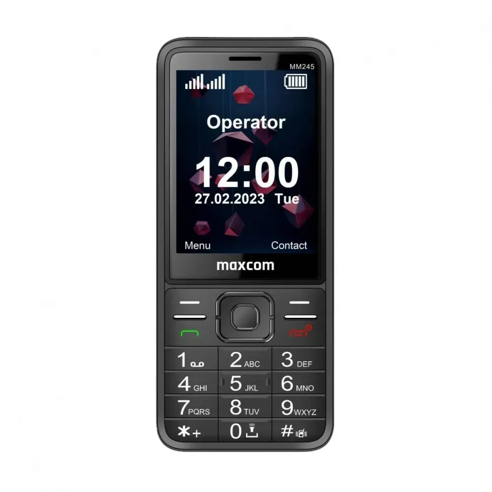 maxcom-telefon-dla-seniora-mm245-czarny-stan-nowy