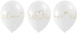 balony-ze-zlotym-walentynkowym-nadrukiem-5szt
