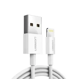 kabel-ugreen-us155-20728-usb-a-lightning-mfi-2-4a-1m-bialy