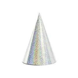 czapeczki-holograficzne-srebrne-16cm-6szt