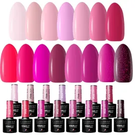 claresa-pink-zestaw-cala-kolekcja-hybryd-odcienie-rozu-15-szt
