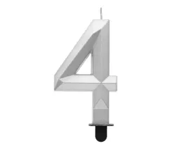swieczka-cyferka-4-diament-metalik-srebrny-76cm