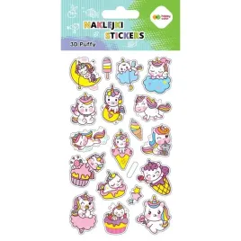 naklejki-3d-puffy-unicorns-10x20cm-happy-color