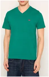 t-shirt-meski-levi-s-zielony-z-logo-v-neck-l