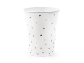 kubeczki-kropki-biale-260ml-6szt