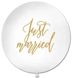 balon-just-married-1m-bialy-kolor-dominujacy-bialy