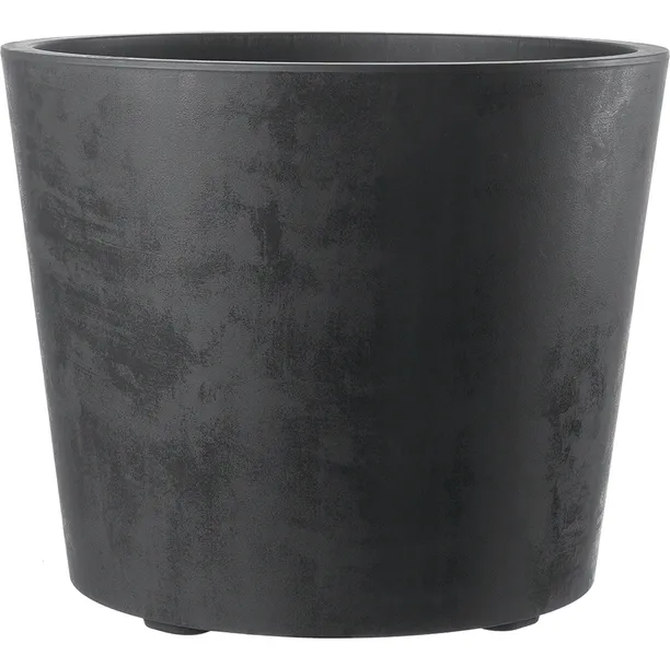 Donica duża Doniczka okrągła śr. 59cm Deroma Millennium ANTRACYT na kółkach