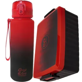 coolpack-bidon-szkolny-600-ml-sniadaniowka-pojemnik-zestaw-cranberry
