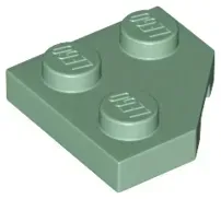lego-26601-piaskowy-zielony-6233984-klin-plytka-2x2-wyciety-rog-1-szt-nowy