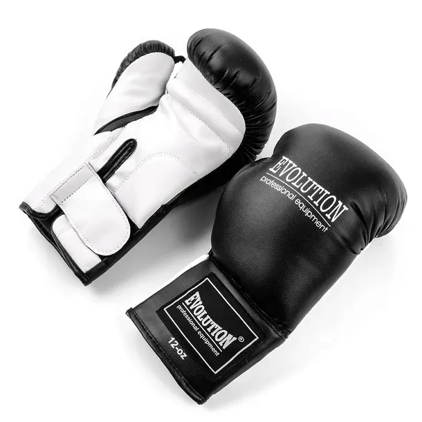 rekawice-bokserskie-evolution-sportowe-skorzane-do-sportow-walki-roz-12-stan-nowy-waga-z-opakowaniem-0-8-kg