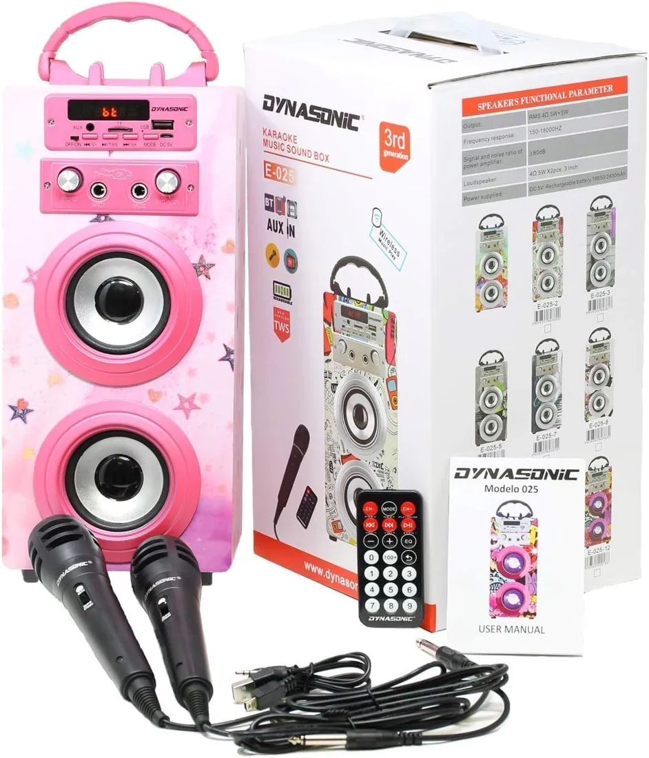 dynasonic-karaoke-z-2-mikrofonami