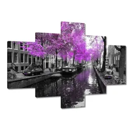 obrazy-100x70-holenderski-pejzaz-rzeka-w-amsterdamie