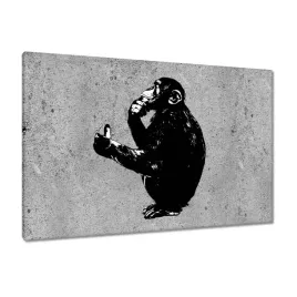 obrazy-90x60-madra-malpa-lubi-to-like