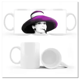 kubek-z-nadrukiem-330ml-audrey-hepburn-kapelusz