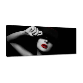 obrazy-100x40-czerwone-usta-szminka