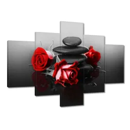 obrazy-100x70-czerwona-roza-wellness