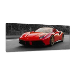 obrazy-100x40-czerwone-ferrari-fura