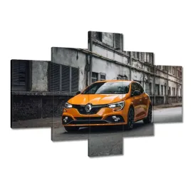 obrazy-100x70-pomaranczowy-renault-auto