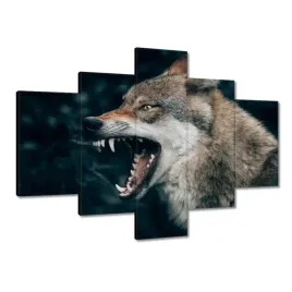 obrazy-100x70-wilk-wilki-wolf