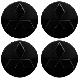 dekielki-zaslepki-kapsle-dekielek-mitsubishi-60-mm-czarny-polysk