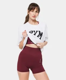 spodenki-damskie-carpatree-bezszwowe-allure-burgundowe-c-all-short-bur