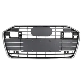 audi-a6-c8-2019-atrapa-grill-przednia-srodkowa-nowa-czarna-chrom-pdc
