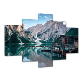obrazy-150x105-gorskie-jezioro-i-domek
