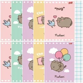zeszyt-a5-kratka-32-kartki-laminowany-unipap-majewski-pusheen-kotek-10szt