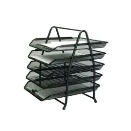 zestaw-na-biurko-q-connect-office-set-metalowy-5-szufladek-czarny
