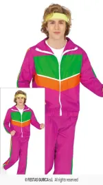 stroj-dresiarza-rozowy-kostium-dres-lata-80-90-dresy-l