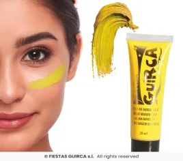 farbka-w-tubce-zolta-do-makijazu-charakteryzacja-makeup