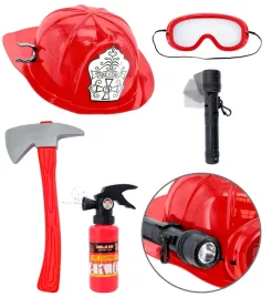 zestaw-strazaka-helm-strazacki-gogle-gasnica-siekiera-latarka