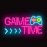 forever-light-neon-plexi-led-game-time-multikolor-fpne34-wzor-game-time