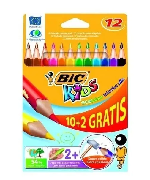 kredki-eco-evolution-triangle-10-2-kol-bls-bic-stan-opakowania-oryginalne