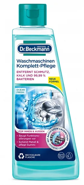 PŁYN DO CZYSZCZENIA PRALEK Dr Beckmann Odkamieniacz 250 ml