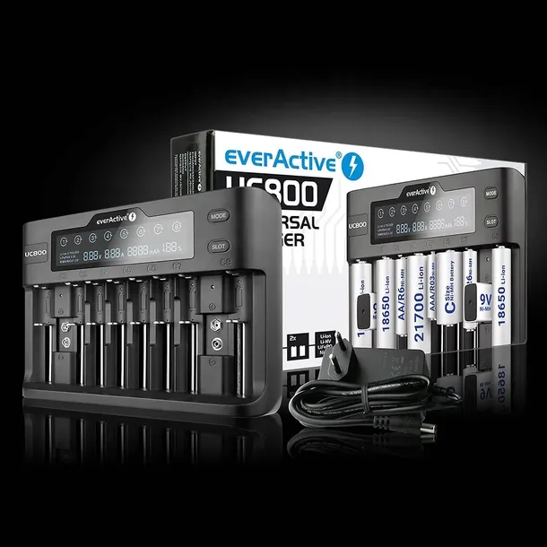 ladowarka-everactive-uc-800-stan-nowy-kolor-czarny