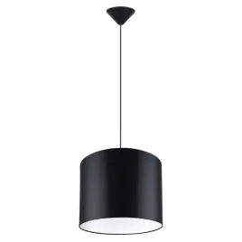 lampa-wiszaca-zyrandol-sollux-lighting-nova-30-czarna-tkanina-1x-e27