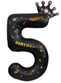 balon-foliowy-czarna-cyfra-korona-piec-5-100cm-happy-birthday-xxl-urodziny