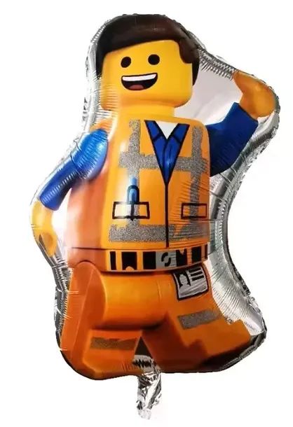 Balon foliowy Klocki Movie Przygoda Ludzik Emmet 75 cm XXL na Urodziny