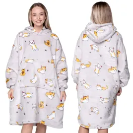 koc-bluza-oversize-gruba-kocobluza-2w1-xxl-wzor-koty-futrzak-z-kapturem