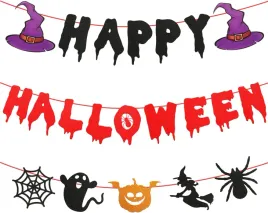 kinbom-d37044-baner-halloween-brokatowy-zestaw-dekoracji-happy-halloween