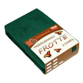 przescieradlo-frotte-z-gumka-zielone-butelkowe-074-rozmiar-120x200-cm