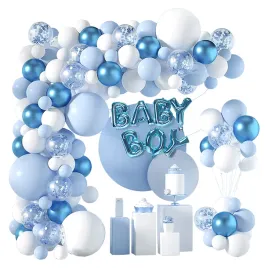 girlanda-balonowa-luk-balony-biale-niebieskie-confetti-scianka-do-zdjec