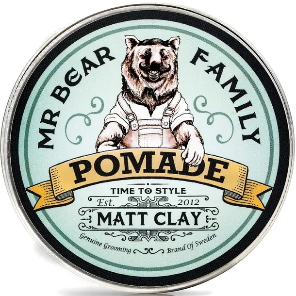 MR BEAR FAMILY Matt Clay Pomada Matująca 100ml