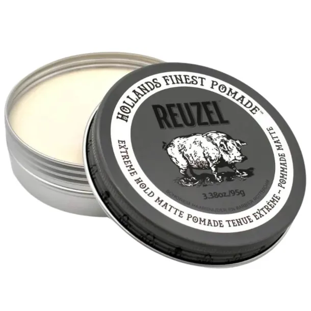 Reuzel matowa pomada do włosów o mocnym chwycie Extreme Hold Matte Pig 95 g